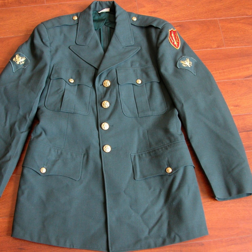 Halloween men's US Army Coat 100% Wool jacket coat